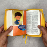Biblia para niños Mi Gran Viaje RVR60 tamaño bolsillo i/piel con cierre Naranja