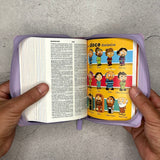 Biblia para niños Mi Gran Viaje RVR60 tamaño bolsillo i/piel con cierre Lila