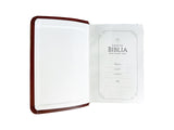 Biblia RVR60 Bolsillo i/piel CAFÉ (Colección Básica)