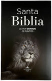 Biblia RVR60 Tamaño manual Letra Grande con índice León TAPA FLEX